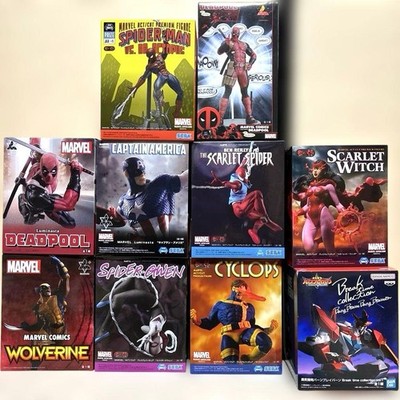 Marvel Spider-Man Wolverine Deadpool Figuren Set 10 Teile Sammler Spielzeug
