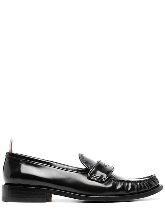 Thom-Browne - Men - Fringed loafers - Black