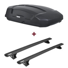 Dachbox Thule Force XT S + Dachträger Thule für Opel Astra H Caravan L35 top