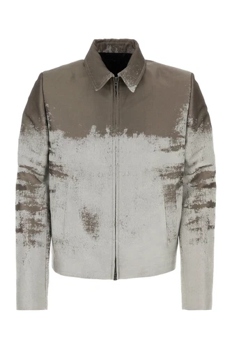 $2050 Diesel J-Pylon Abstract Pattern Jacket Military Green Men’s XL / 52 Italy - product listing photo