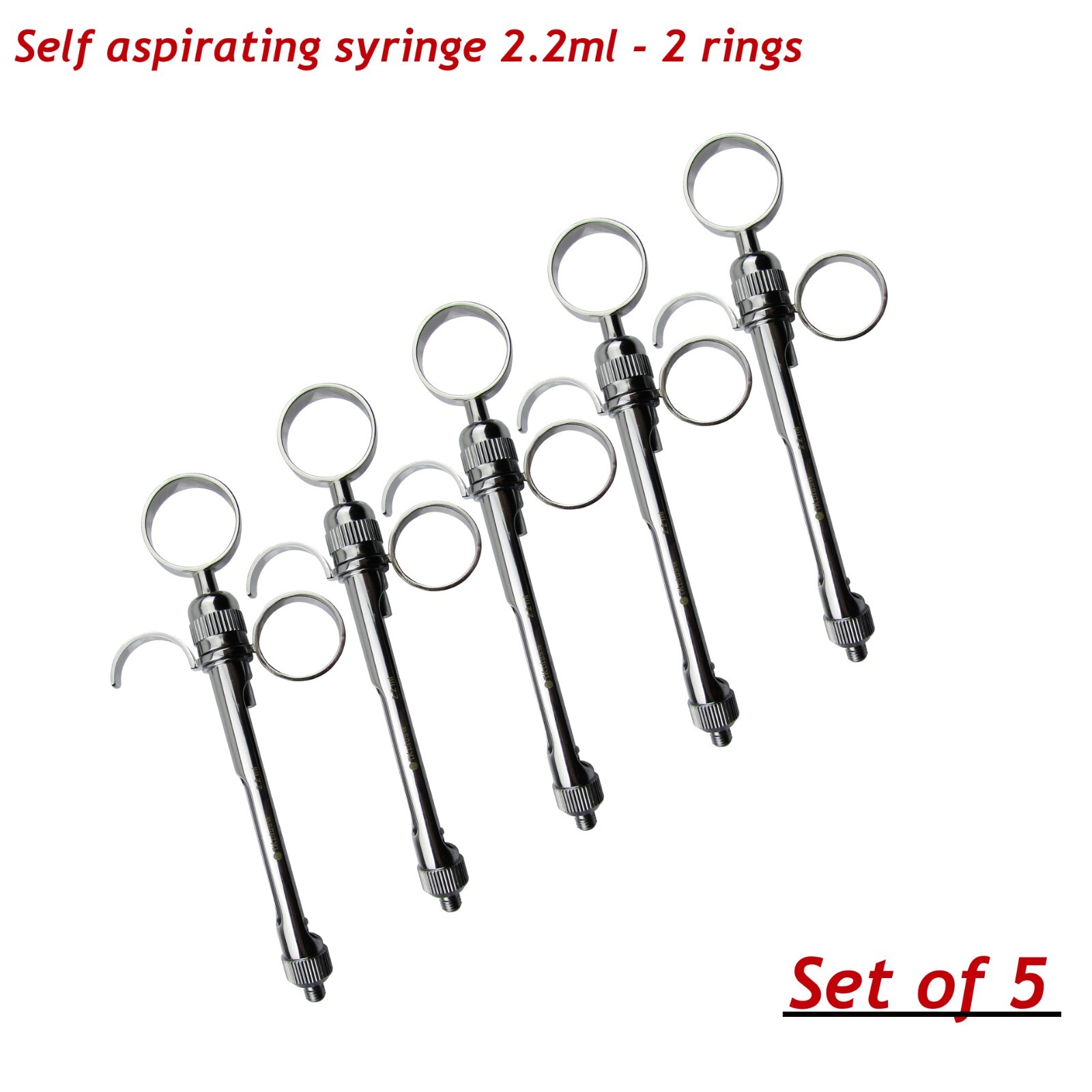 Seringues Cartouche Anesthésiques Dentaires 2,2 Ml – Pour Soins Dentaires Professionnels