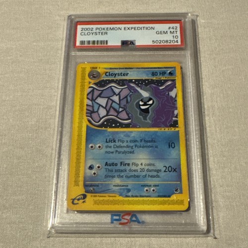 Cloyster graded PSA 10 for sale on eBay