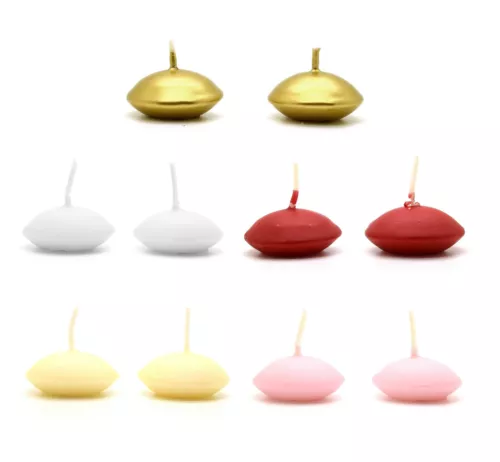 2 x Floating Candles Long Burning Time Tealights Unscented Christmas Wedding