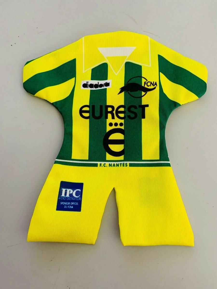 FC Nantes FCNA petit porte clef fanion maillot vintage football pennant banderin