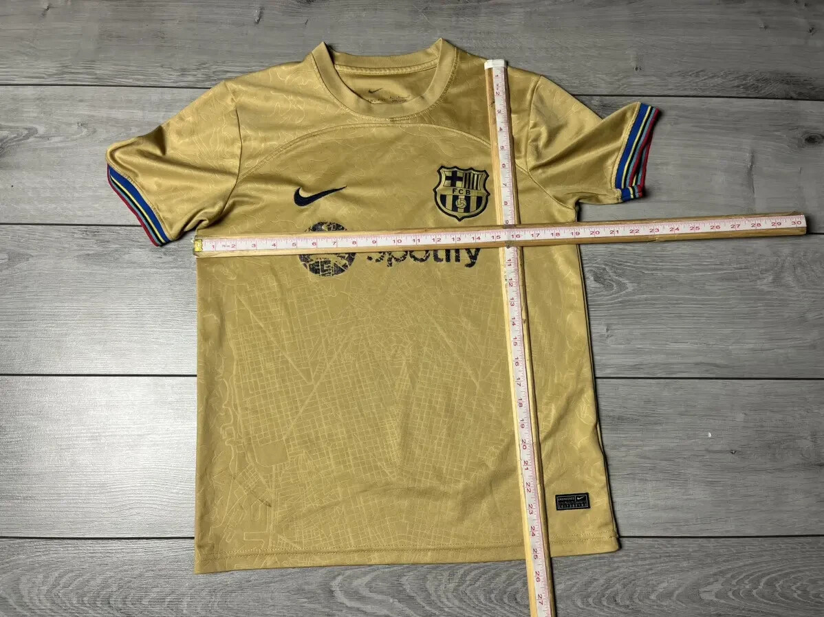 NIKE FC Barcelona Dri Fit Stadium Away 22/23 Short Sleeve | eBay