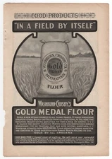 VTG 1903 Print-ad, Washburn-Crosby's Gold Medal Flour, & Mellin's Food Family
