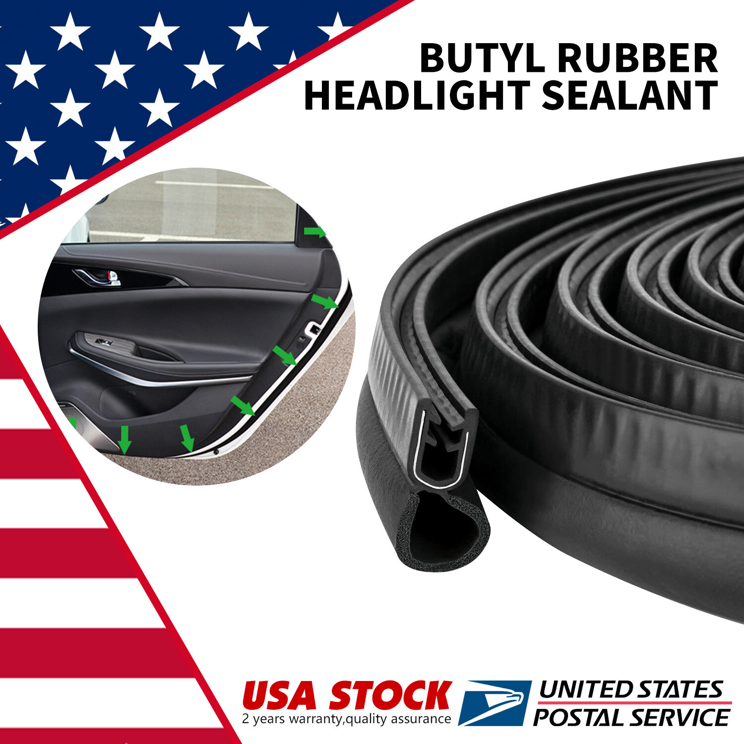 Universal U-Shape Rubber Car Door Edge Guard Trim Protector Strip