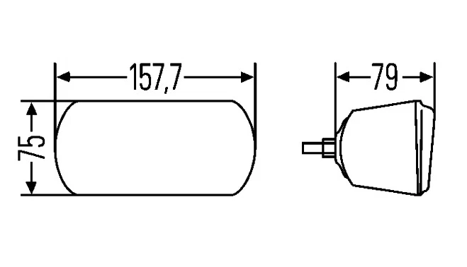 SET HELLA Nebelscheinwerfer Comet 300 Anbau Einbau links + rechts - Bild 2 von 4