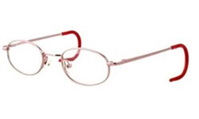 Calabria KiddyFlex 3 Pink Designer Blue Light Block Reading Glasses 40mm w/Power