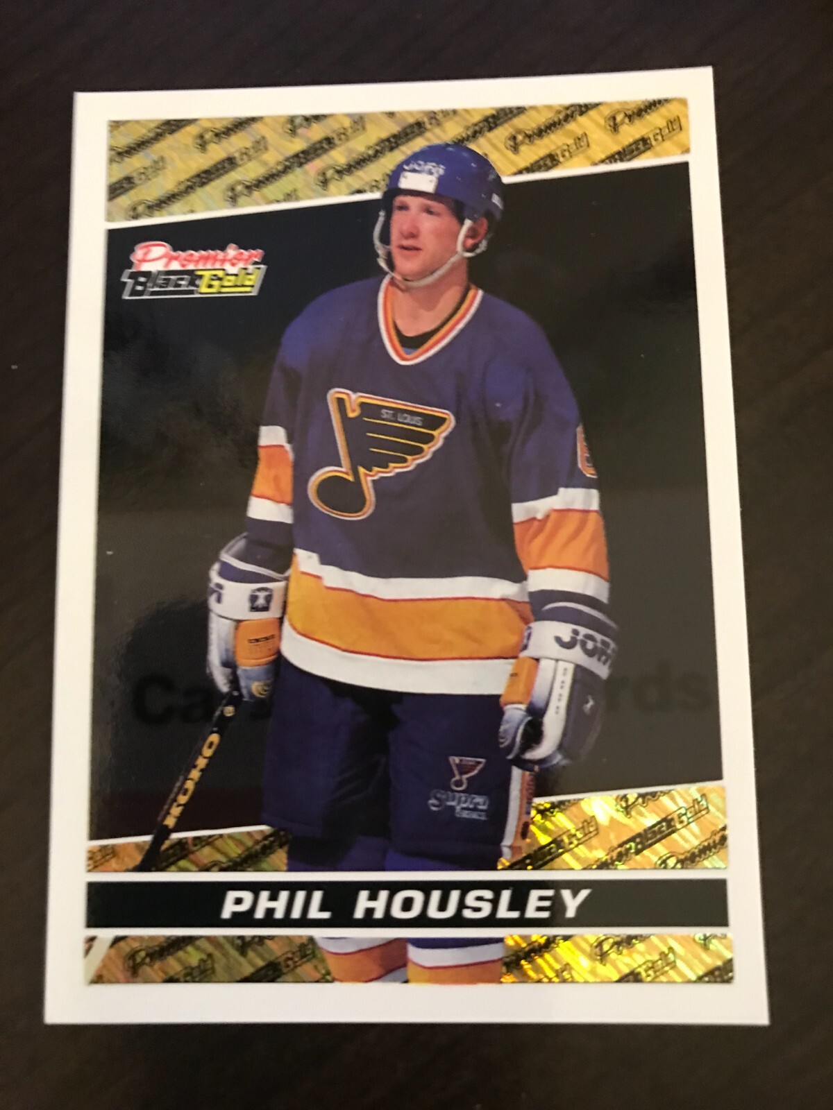 1994 Topps Premier Black Gold Phil Housley #19 Blues