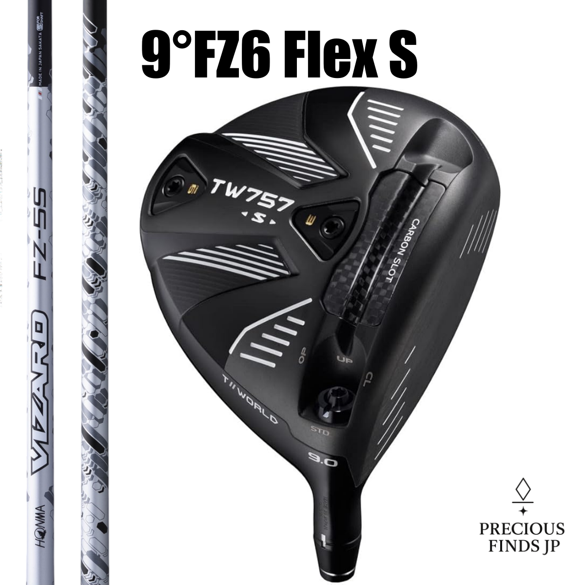 ホンマTW757 50FLEX-S HONMA Golf Tour World 2022 TW757 Type-S Driver 9.0° Vizard