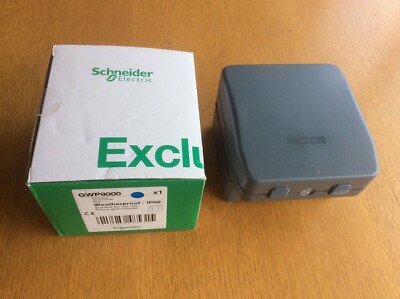 Schneider GWP9000 wetterfest IP66 2-Module grau Außengehäuse