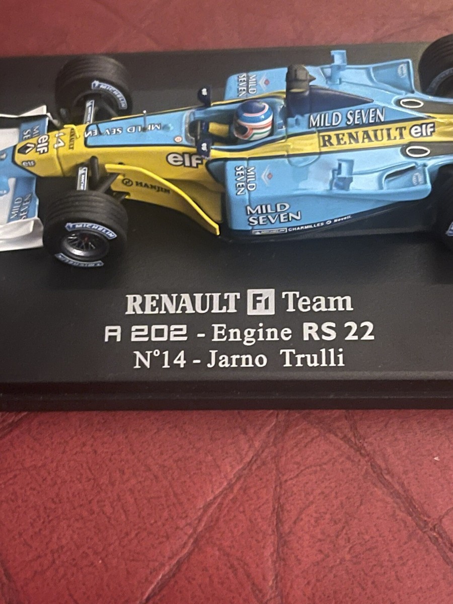 Universal Hobbies 1/18 - Renault F1 Team R202 - Moteur RS22 N°14 Jarno Trulli - 2002