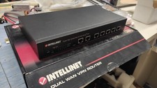 Intellinet Dual WAN VPN Router 5-Port Fast Ethernet Smart Switch Model 524049