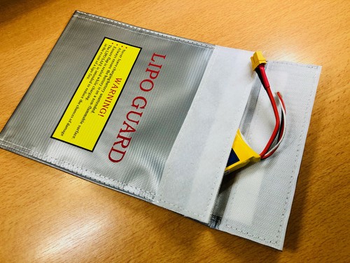 ✅ 2x LiPo Akku Tasche 18x22cm Ladetasche Sicherheitstasche Feuerschutz RC Bag ✅ - Bild 4 von 12