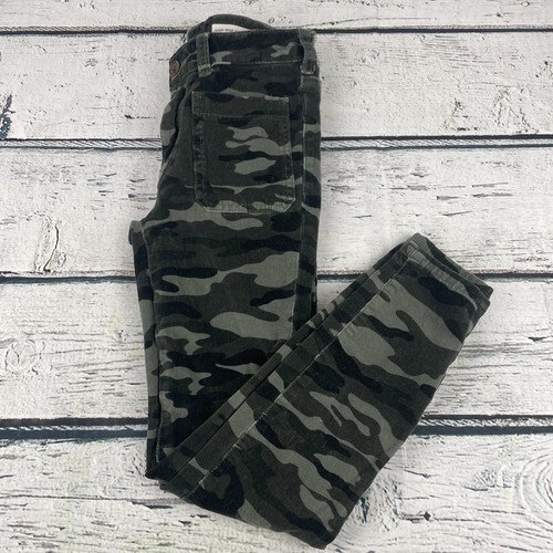 Anthropology Pilcro And The Letterpress Pants High Rise Skinny Camo Girls 24P