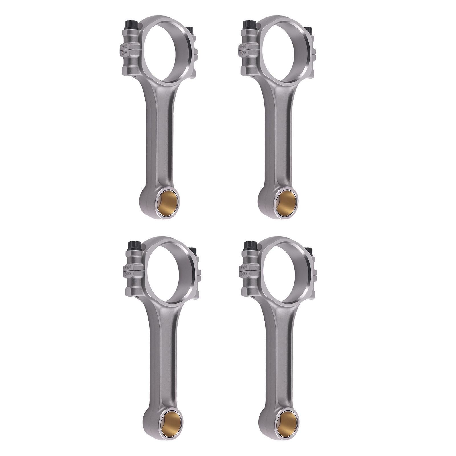 Rod Pin Set 5140 I-Beam Connecting Rods Set for Chevy SBC 350, Floating Pin