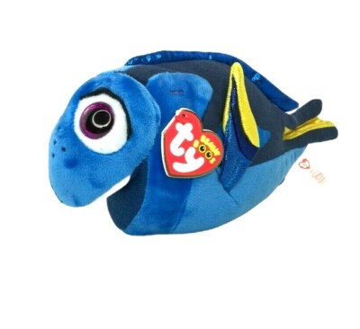 Ty Beanie Boos Disney Finding Nemo Blue Dory Bean Bag Plush 10