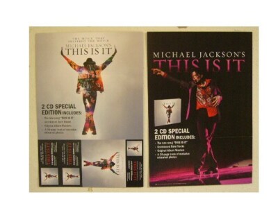 Michael Jackson Poster Promo This Is It Mint | eBay