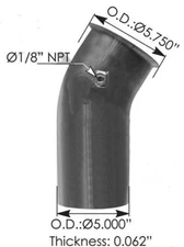 Freightliner Classic Exhaust Turbo Pipe 04-16460-009