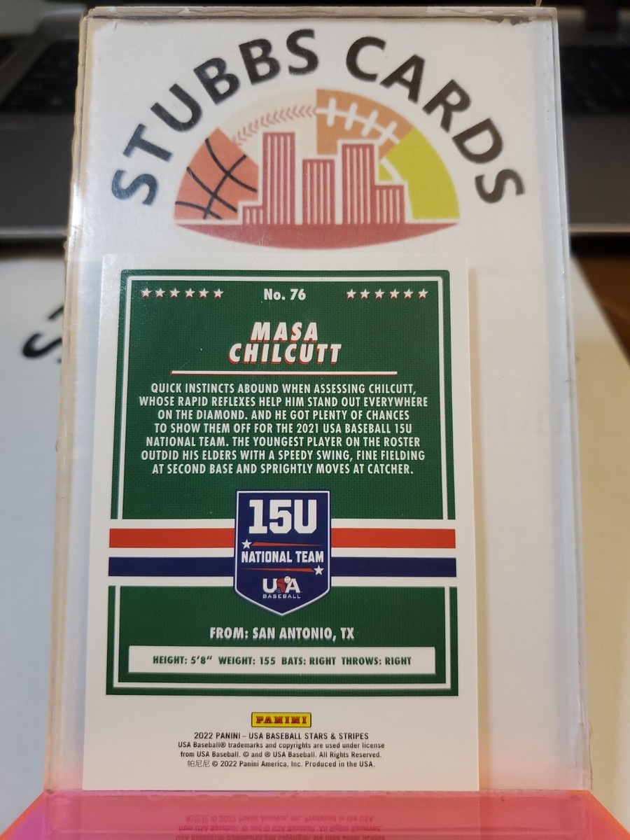 2022 Panini Stars & Stripes - Masa Chilcutt - #76 BLUE FOIL 35/49