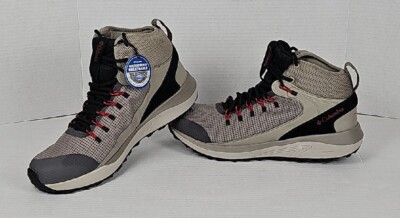 Columbia Men\'s Trailstorm Mid Waterproof Shoe in Gray & Red Size 11 BM0155-005 Amazon.com | Columbia Men main image 3