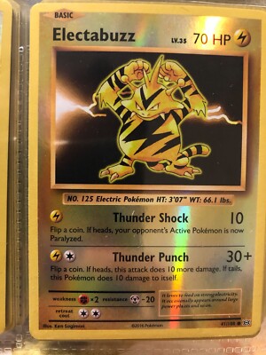 Pokemon XY Evolutions Reverse Holo Electabuzz 41/108 Fresh | 1