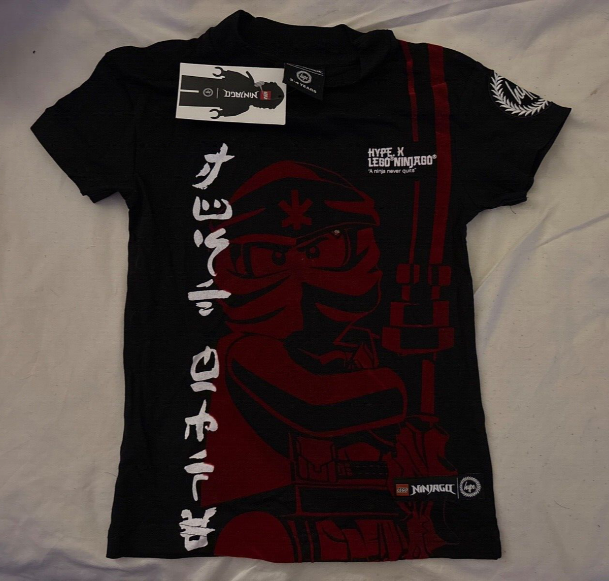 Kai Ninjago Tee LEGO NINJAGO KAI T-SHIRT Hype Boy Size 3-4 Years