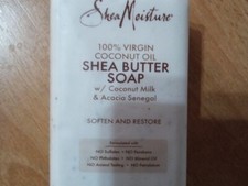Shea Moisture Raw 100 VIRGIN COCONUT OIL SHEA BUTTER SOAP - 8oz