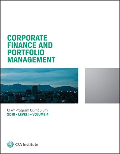 CFA INSTITUTE LEVEL 1 2016 VOLUME 4 