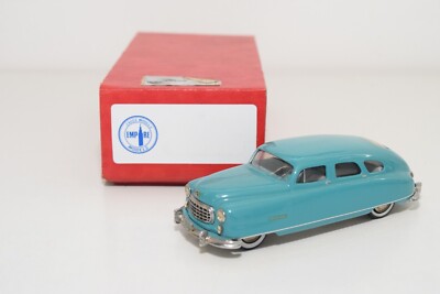 B7 1:43 EMPIRE VACUUM MODEL TIN WIZARD 6 NASH STATESMAN GREEN-BLUE NMIB