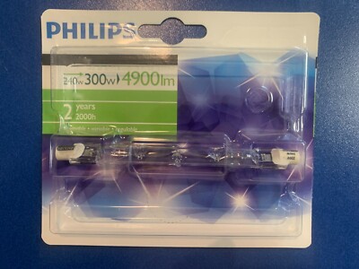 PHILIPS HALOGENSTAB 240W = 300W Halogen R7s 230V 4900lm Klar DIMMBAR 118mm