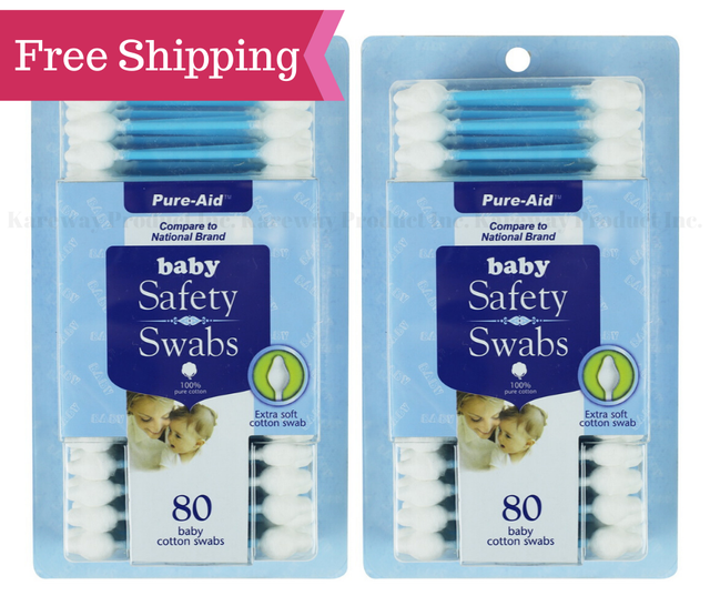 PureAid Baby Safety Swabs80ct each, 2pk eBay