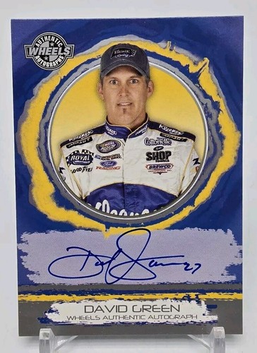 2006 Wheels DAVID GREEN Authentic Autograph on Card Auto NASCAR Busch Series - Picture 1 of 5