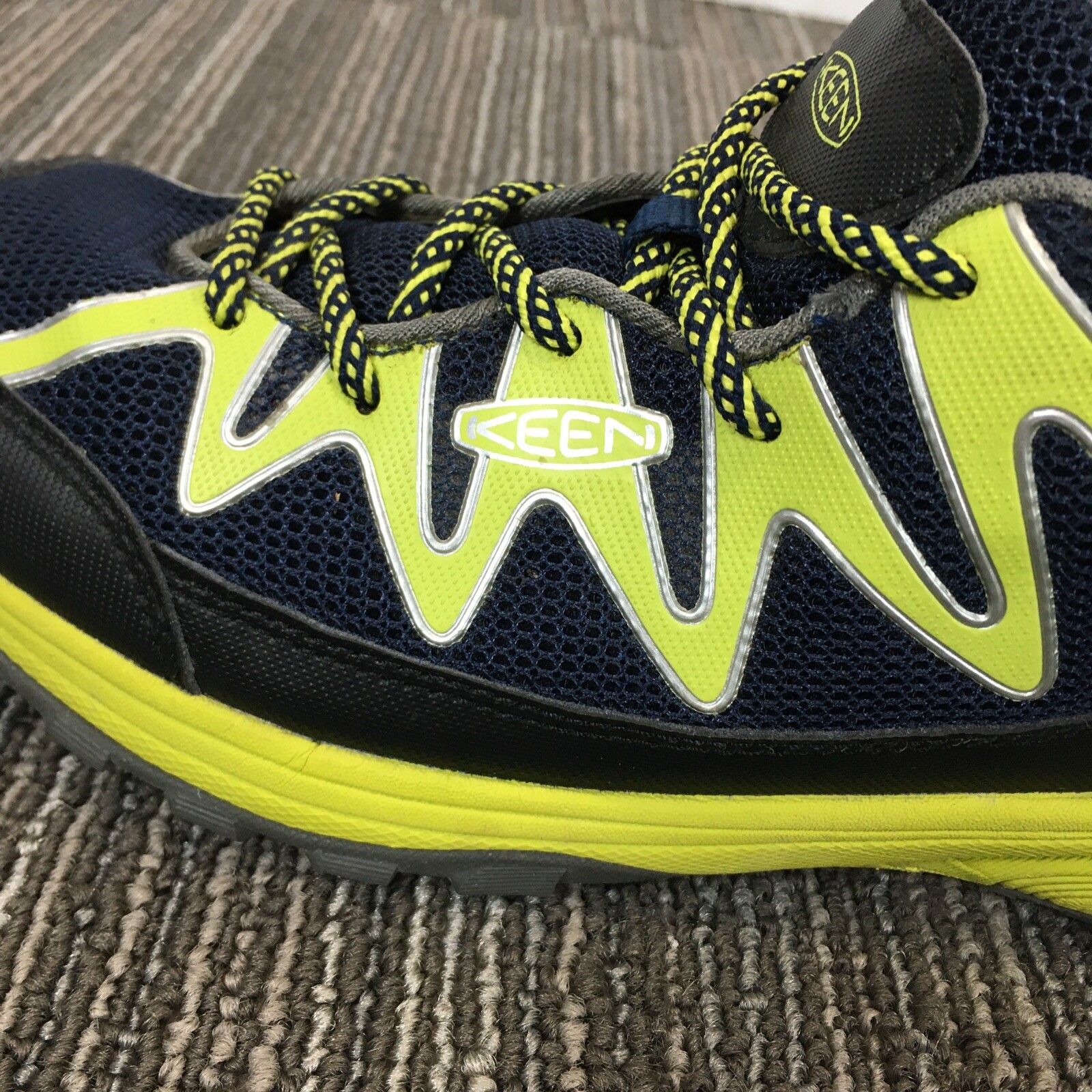 Keen Scarpa da Escursionismo Uomo 6 US Nero Giallo Escursionismo Escursionismo Outdoor