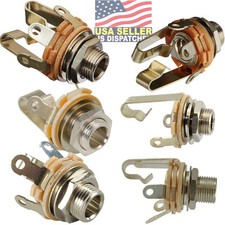 Switchcraft 1/4 6.35 mm, Mono Chassis Guitar Jack Input Output, Made in USA