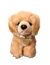 Miyori Tots Golden Retriever Puppy Dog Plush Aurora Stuffed Animal 8" Sitting