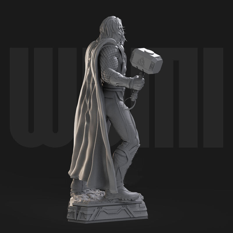 God Of Wars Thor 3D Printing Unpainted Figure Model GK Blank Kit