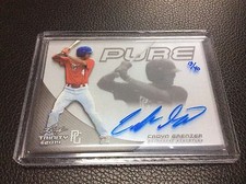 2014 LEAF TRINITY Baseball Cadyn Grenier RC AUTO AUTOGRAPH 13/40 GLASS PURE