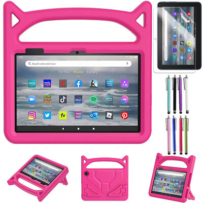 For Amazon Fire HD 8 Tablet Case 2022/2020  12th/10th Shockproof Gel Rubber Case