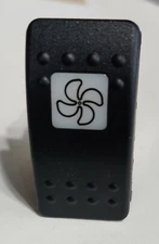 NEW CARLING TECHNOLOGIES FAN SWITCH ROCKER 20A 12V V1D1 RV CAMPER BOAT LIGHTS UP