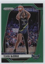 2024 Panini Prizm WNBA Green Prizm Teaira McCowan #105 1e0