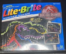 Vintage 2001 LITE BRITE Jurassic Park III Ref...