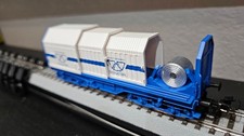 Marklin 4688 HO SSAB Telescoping Swedish Freight w/Steel rolled coils-3rail AC