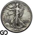 1941 Walking Liberty Half Dollar
