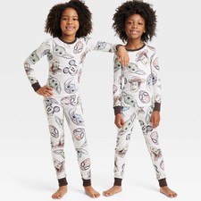 Disney 100 Kids Boys Girls Printed Pajama Lounge Sleepwear Set Top Pants Size 8