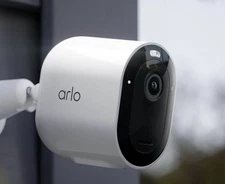 Arlo Pro 5S 2K Indoor/Outdoor Wire Free Spotlight Security Camera - White 