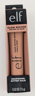 elf Glow Reviver Melting Lip Balm In Vanilla Toffee 15g/0.5oz. Full Size