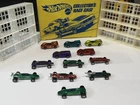 Hot Wheels Redline Lot of 12 Very Nice Clean Cars with Case