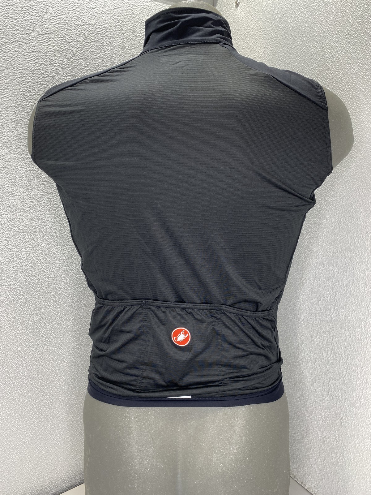 CASTELLI Mens Espresso Windproof Shell Vest for Cycling, Light Black, X-Large